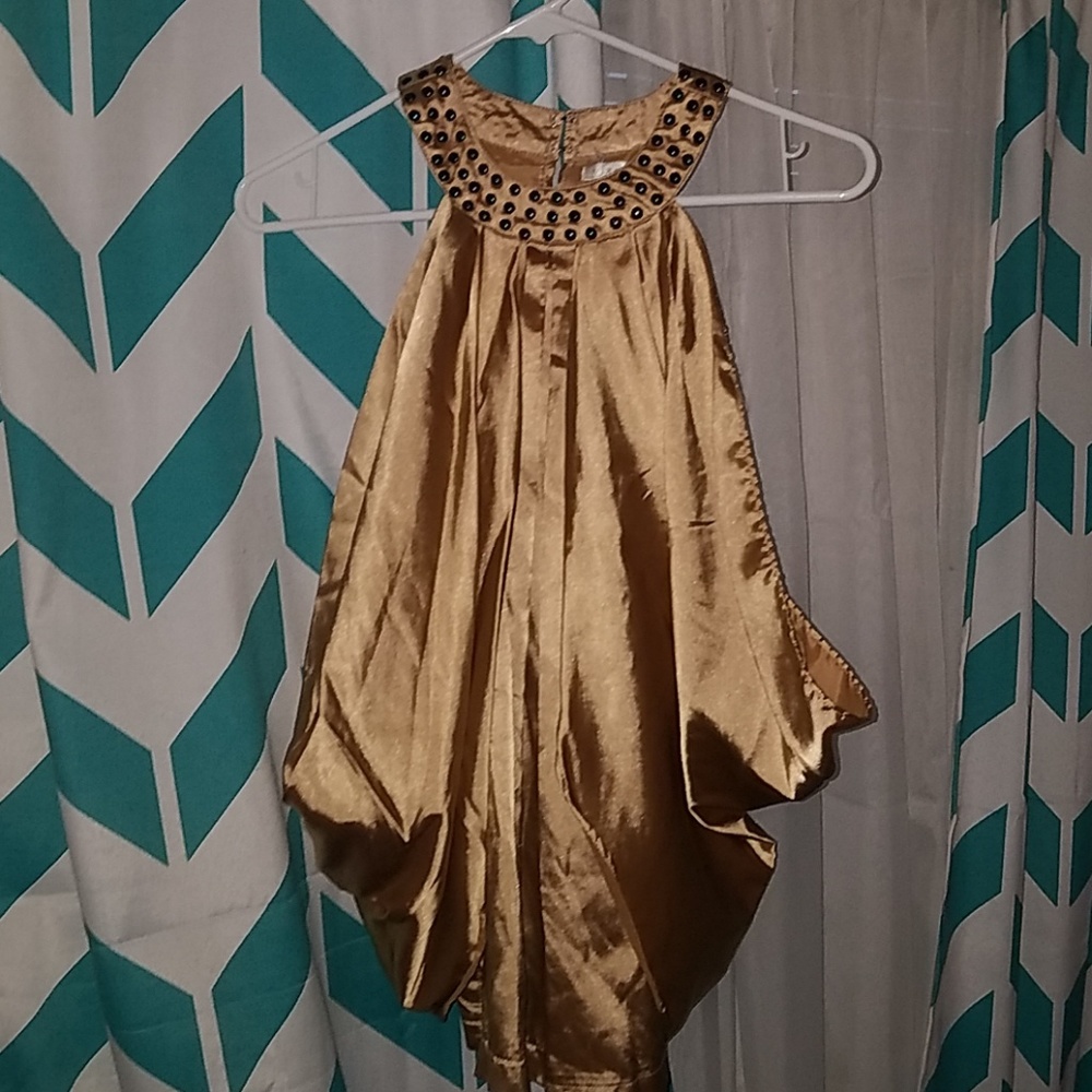 Black and gold Victorian dress shirt